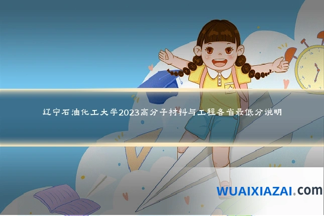 辽宁石油化工大学2023高分子材料与工程各省最低分说明