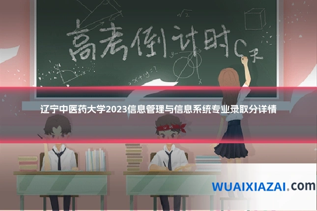 辽宁中医药大学2023信息管理与信息系统专业录取分详情