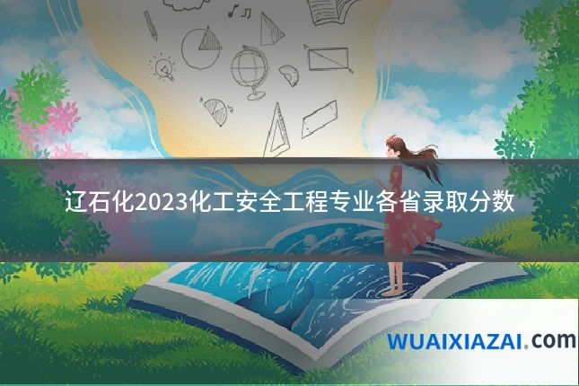 辽石化2023化工安全工程专业各省录取分数