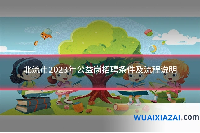 北流市2023年公益岗招聘条件及流程说明