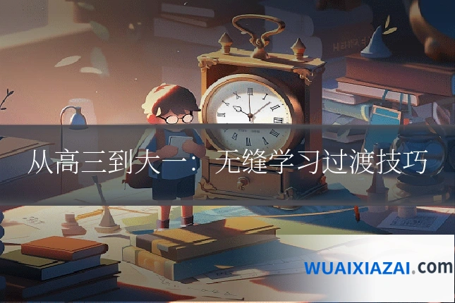 从高三到大一：无缝学习过渡技巧