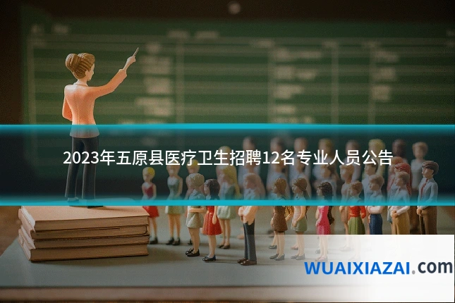2023年五原县医疗卫生招聘12名专业人员公告