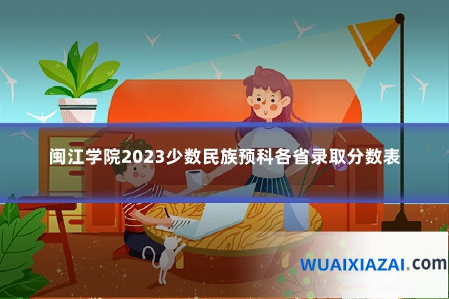 闽江学院2023少数民族预科各省录取分数表