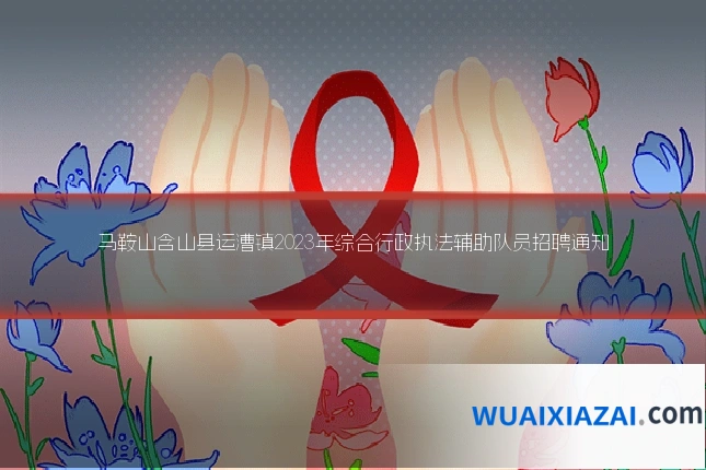 马鞍山含山县运漕镇2023年综合行政执法辅助队员招聘通知