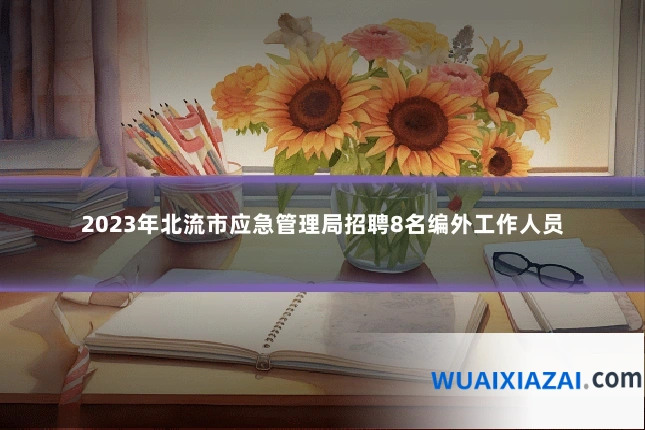 2023年北流市应急管理局招聘8名编外工作人员