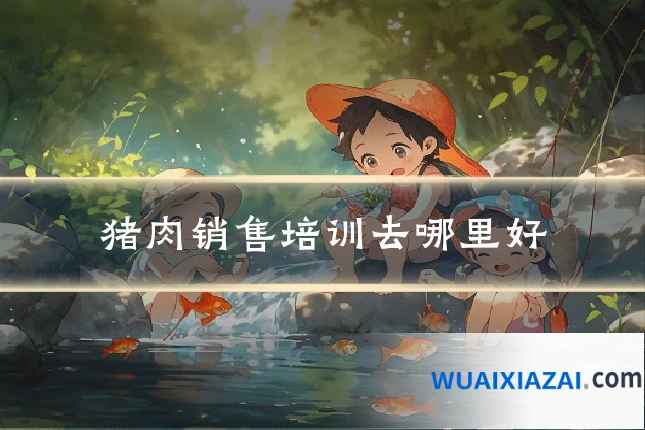 猪肉销售培训去哪里好