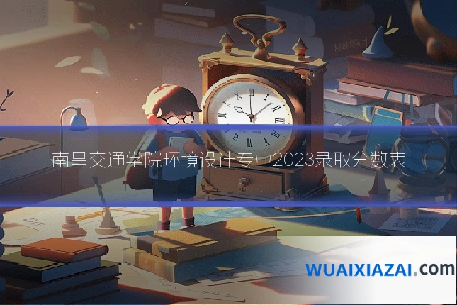 南昌交通学院环境设计专业2023录取分数表