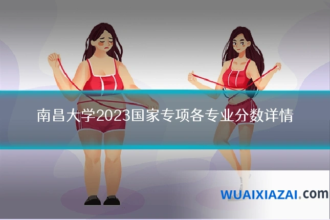 南昌大学2023国家专项各专业分数详情