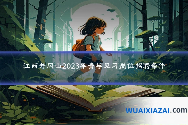 江西井冈山2023年青年见习岗位招聘条件