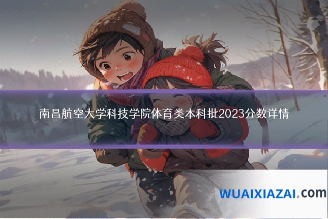 南昌航空大学科技学院体育类本科批2023分数详情