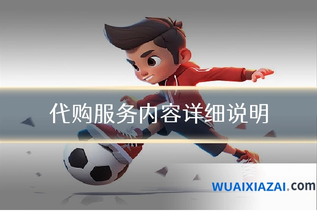 代购服务内容详细说明