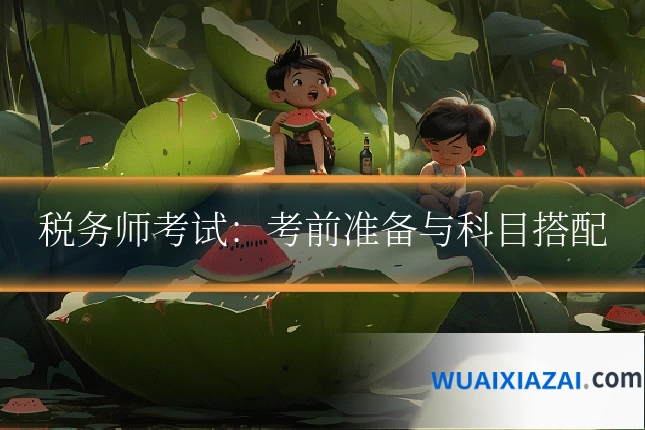 税务师考试：考前准备与科目搭配