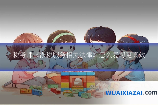 税务师《涉税服务相关法律》怎么复习更高效