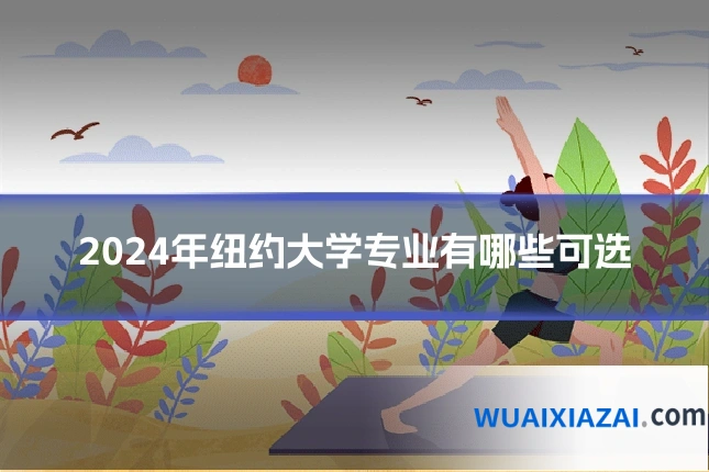 2024年纽约大学专业有哪些可选