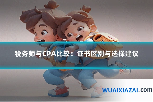 税务师与CPA比较：证书区别与选择建议