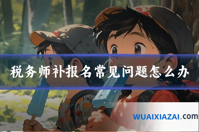 税务师补报名常见问题怎么办