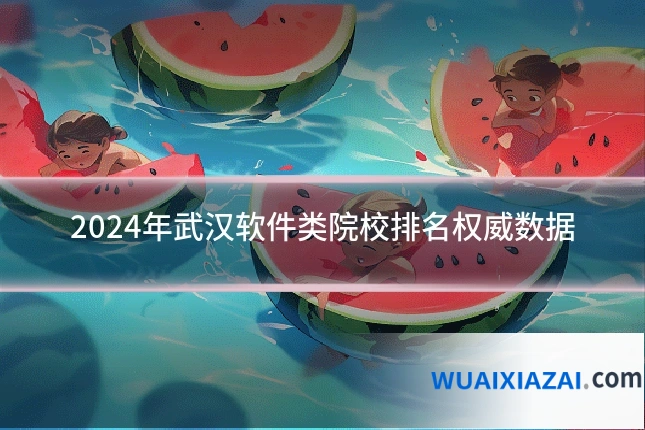 2024年武汉软件类院校排名权威数据