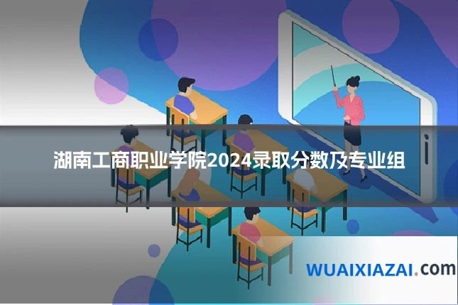 湖南工商职业学院2024录取分数及专业组