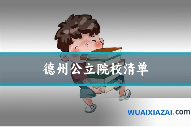 德州公立院校清单