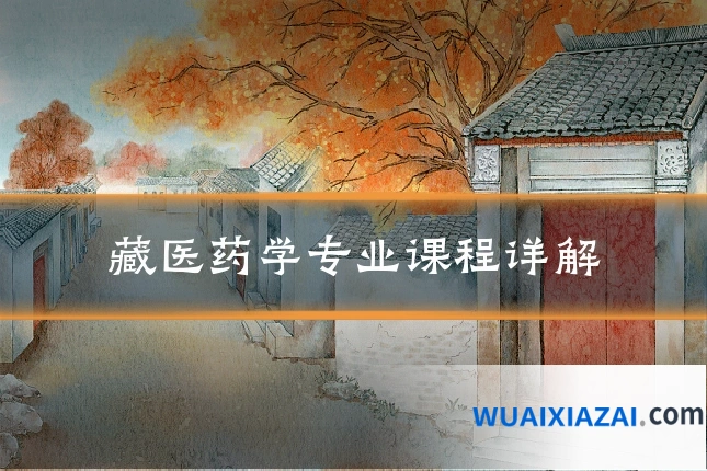 藏医药学专业课程详解