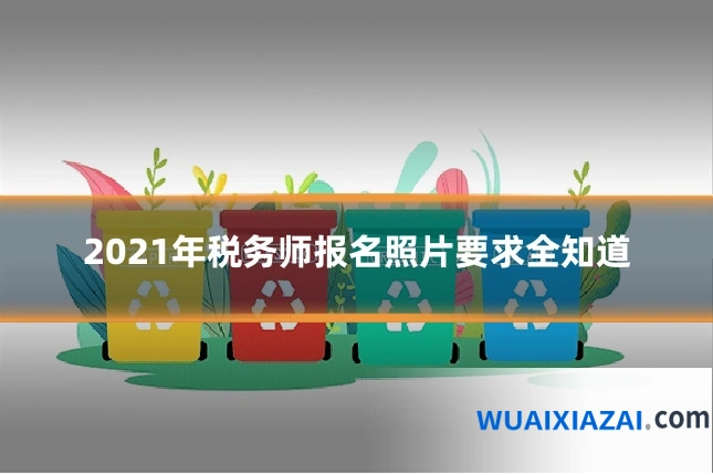 2021年税务师报名照片要求全知道