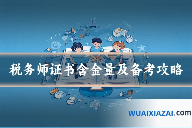 税务师证书含金量及备考攻略