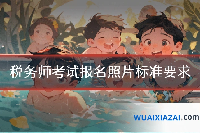 税务师考试报名照片标准要求