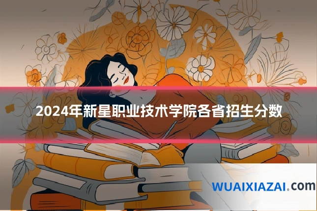 2024年新星职业技术学院各省招生分数