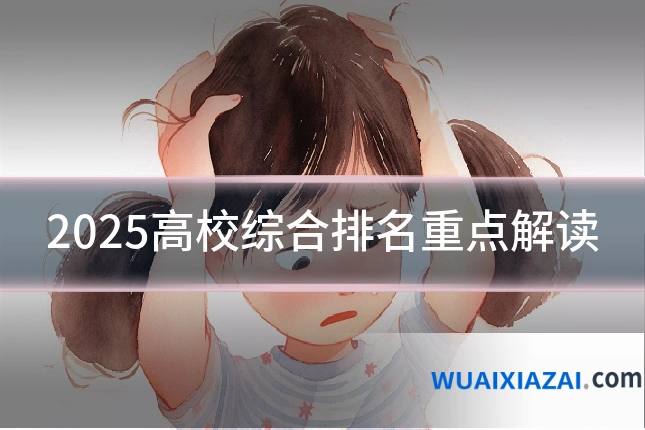 2025高校综合排名重点解读