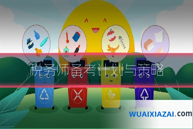 税务师备考计划与策略