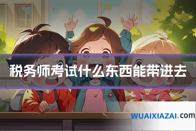 税务师考试什么东西能带进去