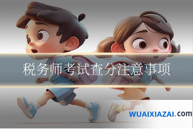 税务师考试查分注意事项