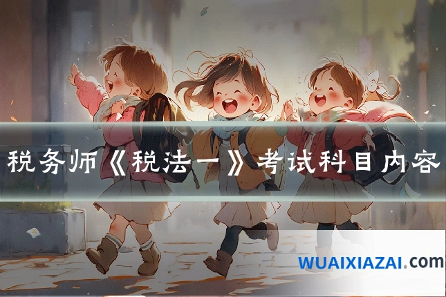 税务师《税法一》考试科目内容