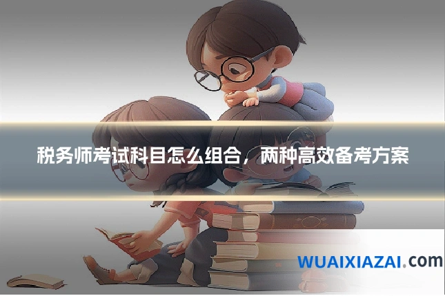 税务师考试科目怎么组合，两种高效备考方案