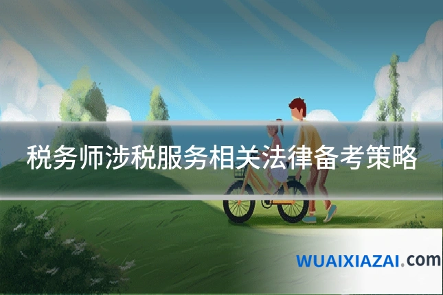税务师涉税服务相关法律备考策略