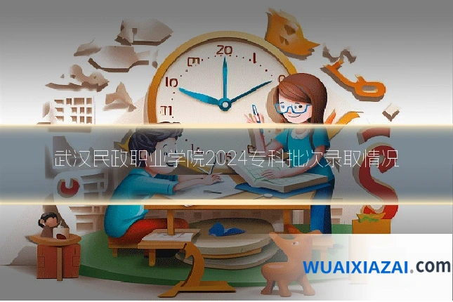 武汉民政职业学院2024专科批次录取情况
