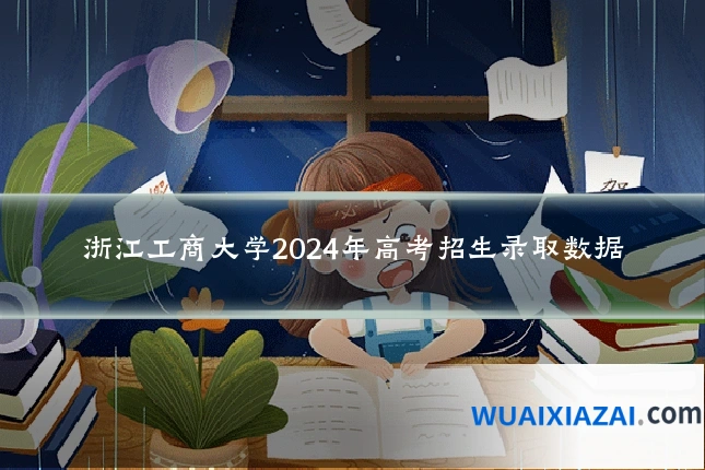 浙江工商大学2024年高考招生录取数据