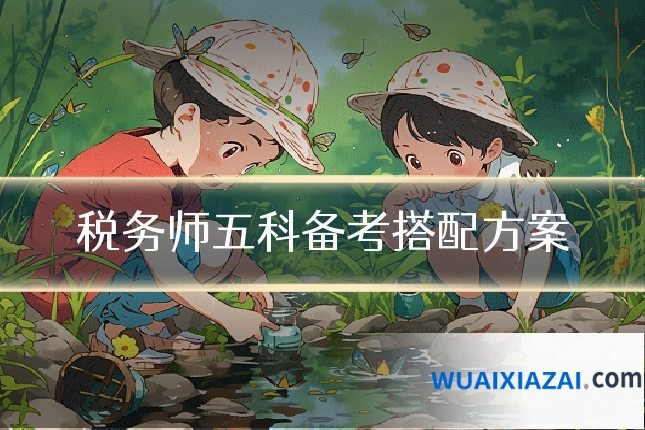 税务师五科备考搭配方案