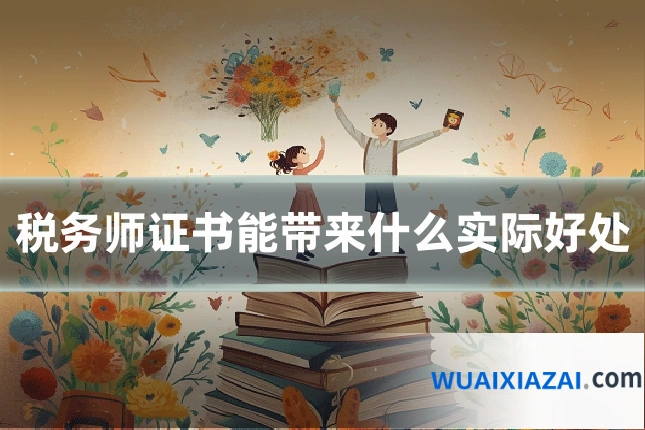 税务师证书能带来什么实际好处