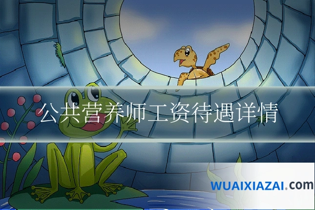 公共营养师工资待遇详情