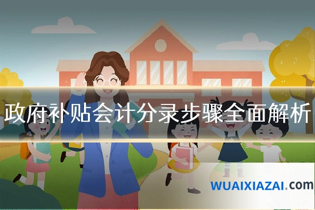 政府补贴会计分录步骤全面解析