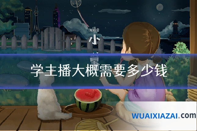 学主播大概需要多少钱