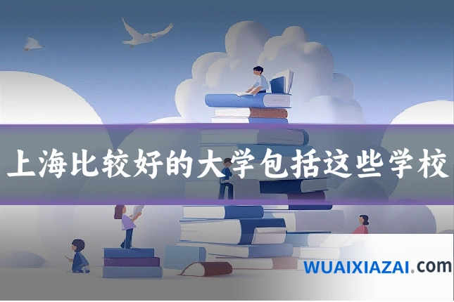 上海比较好的大学包括这些学校