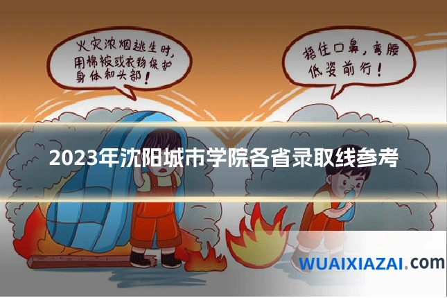 2023年沈阳城市学院各省录取线参考