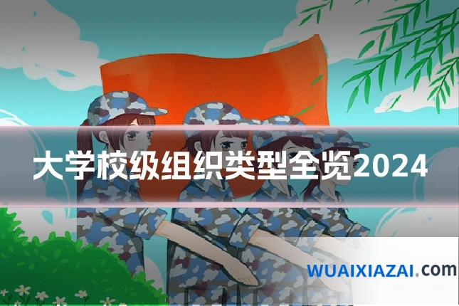 大学校级组织类型全览2024