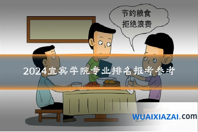 2024宜宾学院专业排名报考参考