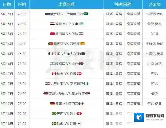 优酷俄罗斯世界杯