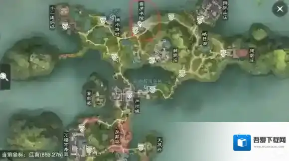 楚留香8.22打坐地点在哪 8月22日坐观万象修炼地点坐标