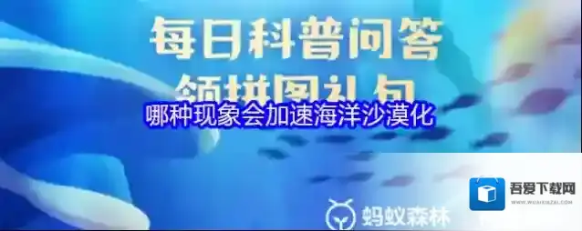 哪种现象会加速海洋沙漠化