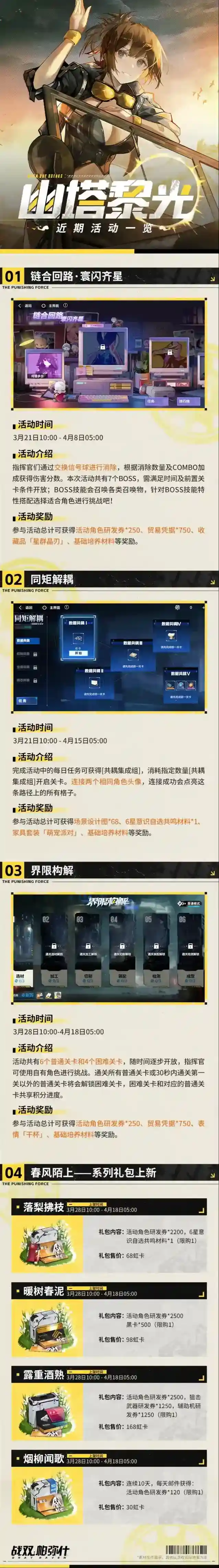 战双帕弥什  ★近期活动内容一览★